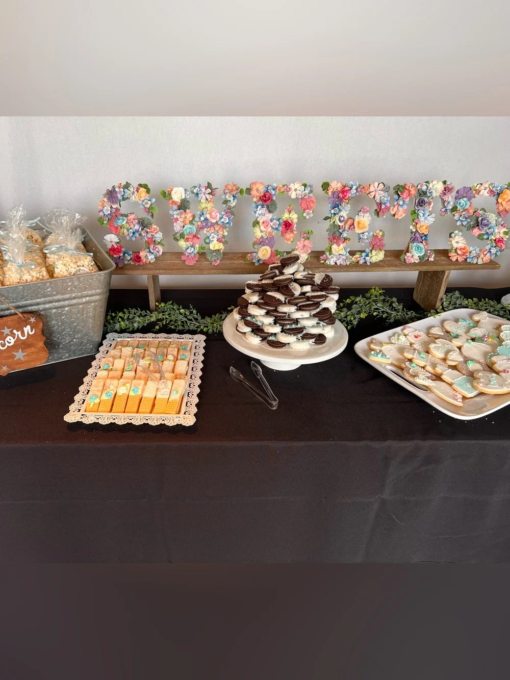 Floral SWEETS letters